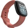 Lonkenn Cinturino per Fitbit Versa 4/Versa 3/Sense 2/Sense, Silicone Morbido Cinturini, Cinturino di Ricambio Traspirante, Regolabile Sportiva Cinturini, Rosa Chiaro