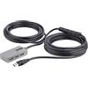 StarTech Prolunga USB 3.0 10m con Hub Estensione 4 Porte USB-A, Cavo Attivo