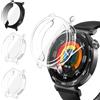 iVoler 3 Pezzi HD Clear Cover con Pellicola Protettiva per Huawei Watch GT 5 PRO 42mm, Copertura Completa Custodia Anti-Graffio Ultra Sottile Morbida TPU Case, 2 Trasparente + 1 Nero