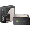 GMKtec T2S AI Mini PC con Intel Ultra X7 358H (superiore a 285H/HX370), Intel Arc B390, 64GB LPDDR5X 8533MHz (16GB×4), SSD PCIe 4.0 1TB, RJ45 10Gbps, WiFi 7, BT5.4, 2×USB4, Oculink, display 4×8K