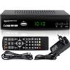 hd-line Tempo 4000 Decoder Digitale Terrestre DVB T2, HD, HDMI, Ricevitore TV, H.265 HEVC, USB, DVB-T2, 4K