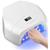 jutyum 298W Lampada UV LED Unghie, con 72 Leds Fornetto Unghie Semipermanente, Lampada UV con 4 Timer e Sensori Automatici, Lampada LED Unghie