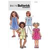 Butterick Patterns B4176, Cartamodelli per Abiti Bambina