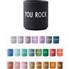 Design Letters Tazzine Caffe | Ideale come Regali Natale, Decorazioni Natalizie | Regali Natale Donna, Regalo Uomo Natale | Tazzine Caffe Particolari | Porcellana Tazza Colazione, Tazze Da The 250 Ml