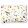 PinkZebra Federa per cuscino per bambini e neonati, 50 x 70 cm, 100% cotone, federa per cuscino per ragazze e ragazzi, Oeko-Tex Standard 100, con chiusura lampo, prodotta nell'Unione Europea