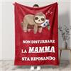 TheGiffter Regalo Mamma Compleanno Coperta Flanella