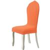 GHAKKE Fodere Per Sedie Sala Da Pranzo Con Schienale Tondo Protezioni Per Sedia Elasticizzate Senza Braccioli Con Schienale Rotondo Per Sedie Laterali Ovali Imbottite Moderne Con Gambe In Legno ( Color : Ora