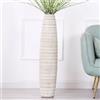 Leewadee Grande Vaso da Terra 85 cm - Alto Poliresina per Erbe della Pampa, Fiori Secchi & Freschi