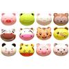 Generic Portaspazzolino per Bambini 5 Pezzi Portaspazzolino Simpatico Cartone Animato Coprispazzolino con Testa di Animale con Ventosa per Il Bagno (Stile Casuale)