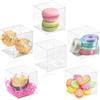 Winter Shore 100 Pezzi Scatole Piccole 5 cm | Scatoline Bomboniere in Plastica per Alimenti, Scatole Trasparenti per Caramelle, Biscotti, Sapone, Scatole Regalo Matrimonio
