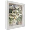GraduationMall 20x25cm 3D Cornice Profonda Scatola per Ombre,Cornici per Foto per Oggetti fino 3.8 cm,Scatola di Memoria,Cornici da Parete e da Tavolo Bianco