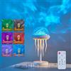 Maxspace Proiettore cielo stellato con 7 colori, 2 in 1 lampada medusa con telecomando e timer, onde d'acqua Aurora, luce notturna per bambini, per feste, giochi di gioco, decorazione della stanza