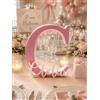 Generico Lettera Decorativa Personalizzata con Nome - Iniziale 3D per Cameretta Bambina e Bambino - Decorazione da Appoggio Personalizzata - Idea Regalo Nascita, Battesimo, Compleanno, Confettata.