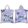 Jerry Fabrics Disney Lilo e Stitch - Poncho da bagno con cappuccio, 50 x 115 cm