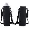 Novocloud 2 Pcs Custodia per Bottiglia in Neoprene 8x22cm, Protezione per Bottiglia D'acqua, Portatili Porta Borraccia Termica Custodia Antiscottatura custodia con Tracolla Regolabile per Sport Viaggi