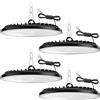 ZXICH 100W UFO LED High Bay Light, 15000LM, 6000K Cool White UFO LED Workshop lampada, IP65 impermeabile lampada industriale alta luce Bay per fabbriche, garage, magazzino (4 Pack, 100W)