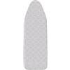 WENKO Copertura dell'asse da stiro Alu M/L - Copriasse da stiro, rivestito in alluminio, imbottitura in materiale espanso, Easy-Clip, Cotone, 44 x 128 cm, Multicolore