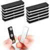 Aohyue 10 Pezzi Magneti Calamite per Tende, Chiusura Magnetica per Tende da Finestra, Targhette Identificative, Accessorio per Tende Oscuranti per Finestre, Tende, Casa, Ufficio, Camera da Letto, Nero