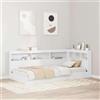 Festnight Testiera Letto con Contenitore, Testiera Letto Matrimoniale Legno, Testiera Singolo, Testata Contenitore Legno Multistrato Bianco 100 cm