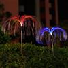 Ulalaza 2PCS luci solari da giardino cambia colore LED palo di fiori luce decorativa paesaggio prato cortile luce esterna lunghezza 58 * 43 * 81 mm / 2 * 2 * 3 pollici colori luce