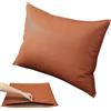 uyeoco Impermeabile Copri Federe Cuscini 80x80,Copricuscino Divano 60x80, Federa Cuscino con Cerniera,Moderne Per Camera Da Letto Divano Decorativo Lavabile Fodere Per Cuscino(Vibrant orange,70x70cm)