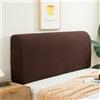RTSFKFS Copritestiera Letto Copertura/Copri Testata Letto Matrimoniale/Singolo Imbottito Bianco Velluto Fodera Elastica Protezione,Premium Tortora All-inclusive Lavabile ( Color : Brown , Size : 160cm/63in )