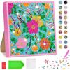 Vlecexs Diamond Painting Bambini con Cornice, Regali per Ragazze 6 7 8 9 10 11 Anni, Lavoretti Creativi per Ragazze 6-12 Anni DIY, Regalo Compleanno per Ragazze 6 7 8 9 10 11 Anni, Decorazione Casa