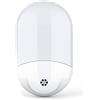 Vjsujehgy Luce Notturna RGB 16 Colori LED Luci Notturne Dimmerabili, per Camera dei Bambini Camera da Letto Lampada da Parete Spina Europea