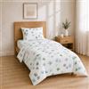 Homebliss Completo lenzuola 90x200+30 / 160x280 + 50x80 1PCS, Foglie di Ginkgo