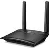 TP-Link Tl-Mr100 Router 4G Lte Fino A 150 Mbps, Wireless N 300 Mbps, Porta Lan, Wan, Senza Configurazione, Plug and Play, Antenne Rimovibili, Rete Ospite, Controllo Dei Genitori, Nero