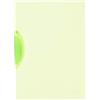 Leitz 41760055 - Raccoglitore ColorClip Rainbow a molla, A4, in polipropilene, confezione da 6 pezzi, colore verde
