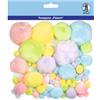 Ursus 39500001 - Pompons Peluche Colori Pastello