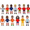 MINIX - World Cup Football Stars Mini Formato - Squadre Internazionali C - Display Blind Bag Surprise - Figure da Collezione da 7 cm