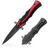 Coltello Pieghevole Coltello Tascabile con Clip da Tasca Lama in Acciaio