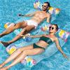 Elidepe Materassino Mare, Amaca Galleggiante 2 Pezzi, Materassino Gonfiabile Mare 4 In 1, Materassino Piscina XL, Amaca Gonfiabile Piscina Poltrona Galleggiante Piscina