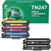 GREENSKY TN247 TN-243CMYK Compatibile per Toner Brother DCP L3550CDW TN243CMYK Cartuccia Toner Brother MFC l3730CDN DCP L3550CDW MFC-L3770CW MFC-L3750CDW HL-L3230CDW HL-L3210CW (confezione da 5)