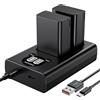 ENEGON EN-EL25 EN-EL25A Batteria Ricaricabile 1600mAh(2-Pack),Kit Caricabatterie Doppio Smart LED per Nikon Z Series,Z50, Z30, Z 50, Z FC, Nikon EN-EL25,EN-EL25A,4241 e Nikon MH-32 Fotocamera Digitale