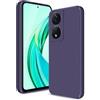Btstring Cover per Honor 90 Smart/Honor X7b, Custodia Antiurto Case Sottile in Silicone TPU con Fodera in Microfibra e Protezione della Fotocamera -Viola