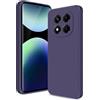 Btstring Cover per Xiaomi Redmi Note 14 Pro 4G, Custodia Antiurto Case Sottile in Silicone TPU con Fodera in Microfibra e Protezione della Fotocamera -Viola
