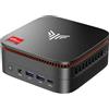 ACEMAGICIAN Mini PC 8GB DDR4 256 GB M.2 SSD, AMD Ryzen R2544(fino a 3,7 GHz) P1 W11 Pro Mini Computer, 4K UHD HDMI+DP+Type-C, WLAN, Bluetooth 4.2, Gigabit Ethernet Micro Desktop PC