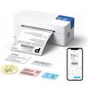 ETIKEZ Stampante per etichette Bluetooth DHL, stampante termica 4 x 6, stampante per etichette di spedizione, compatibile con Amazon, Shopify, Etsy, UPS e iOS, Android, Windows e Mac, bianca