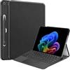 Rojeuinn Cover per Surface Pro 12 2025 custodie Gomma Protezione Protettivo,Ultra Sottile Antiurto Anti-Graffio TPU Flessibile Case -Nero