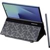BAILI per la Case con supporto per Samsung Galaxy Z Fold6, Custodia in pelle PU con portapenne, penna stilo inclusa, Cover pieghevoli con supporto per Galaxy Z Fold 6-Nero
