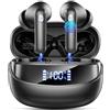 Nerunsa Nuovo 2026 Cuffie Bluetooth 5.4, 50 Ore Cuffiette In Ear con 4 ENC Cancellazione Rumore Mics, Auricolari Bluetooth Stereo HiFi, Impermeabili IP7, Cuffie Senza Fili