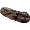 Asai Bolivien Ethno Tribal Manufaktur ★ NATURA ACHAT & BRONZO BUDDHA ★ Orecchini e uncini Kidney