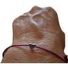 Asai Bolivien Ethno Tribal Manufaktur ◦-●◉ CUORE TENERO ◉●-◦braccialetto vegano fatto di nastri con un cuore in frutti di bosco