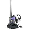 JUCJET 5RE M ricetrasmittente radioamatoriale portatile, serie 5RE aggiornata, pannello frontale stile metallo, 128 canali, VOX, programmazione PC, compatibile con impostazioni UV-5R e 5RE, confezione da 1