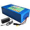 FREEDOH Batteria in PVC da 36 V, Pacco Batteria al Litio da 36 V con Caricabatterie e BMS,36v10ah