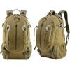 CHTKAGV Zaino da campeggio for ciclismo ed escursionismo uomo 30 litri(Khaki)