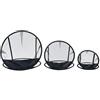 Ronyme Rete da Allenamento Golf con Tessuto in Nylon Telaio in Fibra di Vetro Cinghie Elastiche E Struttura Pieghevole Adatta per Pratica Indoor Giardino Campo Pratica Uso Personale, Nero